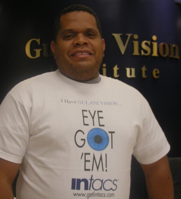 Fire Fighter John Mateo Jacksonville Florida Gulani Vision Institute Intacs for Keratoconus